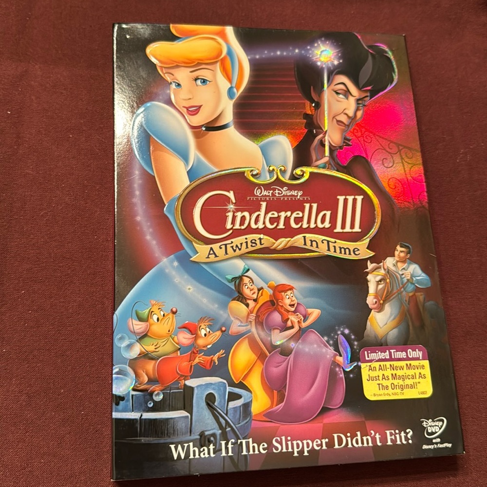 * Disney Cinderella DVD (A Twist in Time) sealed NWOT
